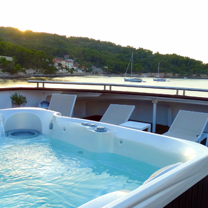 Jacuzzi auf dem Sonnendeck