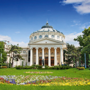 Romanian Athenaeum is a concert hall in the center of Bucharest,
