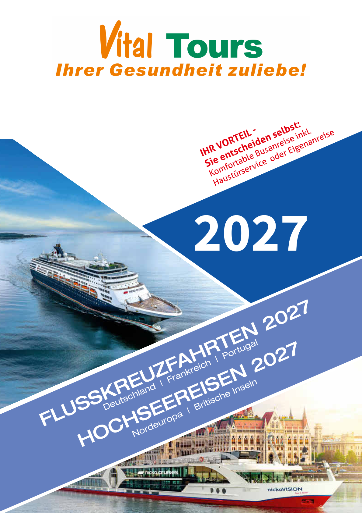 Flusskreuzfahrten & Seereisen 2027